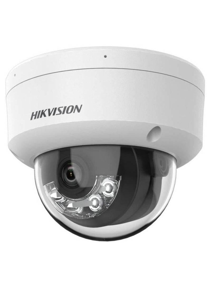 HIKVISION DS-2CD2163G2-LIS2U 6MP AcuSense Network Dome Camera, Smart Hybrid Light IR & White LED 30m, Built-in Dual Microphone, 2.8mm Lens, H.265+, WDR 120dB, IP67 IK10 Vandal-Proof, PoE/DC12V, MicroSD up to 512GB, Human & Vehicle Detection, Face Detection - Image 3