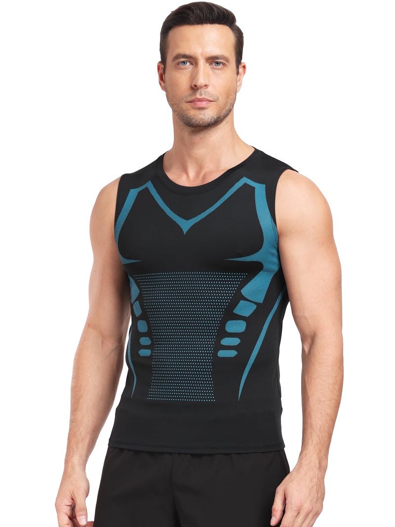 TEEPIRE 3Pack Mens Running Sport Tank Tops Dry Fit Gym Wicking Athletic Mesh Breathable Cool Workout Sleeveless Shirts Base Layer - Image 5