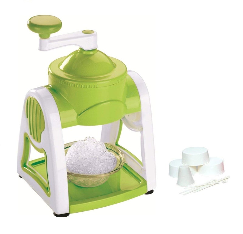 Foliam Ice Crusher Manual Multifunction Portable Ice Slush Maker Home Snow Cone Smoothie Ice Block Making Machine Ice Shaver Gola Maker Machine - Image 4