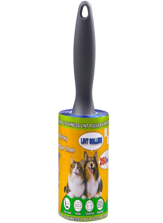 Sunroda Lint Roller Pet Hair Value Pack of 250 Sheets, Extra Sticky Lint Remover for Dog & Cat Fur, Clothes, Furniture, Couches Reusable Lint Remover for Fuzz, Fluff & Hair (Blue) - Image 1