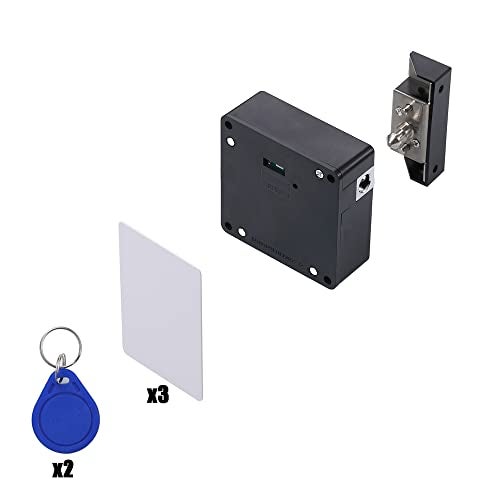 Homello Electronic Cabinet Lock Kit Set with RFID Card and Tag Entry - Hidden DIY Locks for for Wooden Cabinet Drawer Locker - Image 5