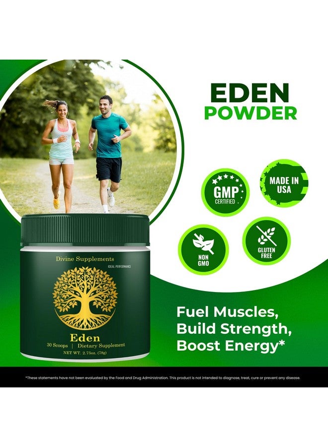 IDEAL PERFORMANCE بودرة إيدن - مسحوق مكمل إيدن للطاقة الرسمي - أقصى قوة، طبيعي بالكامل لدعم الصحة العامة والطاقة والمناعة، مراجعات صيغة إيدن باودر المتقدمة (عبوتين)  - Image 4