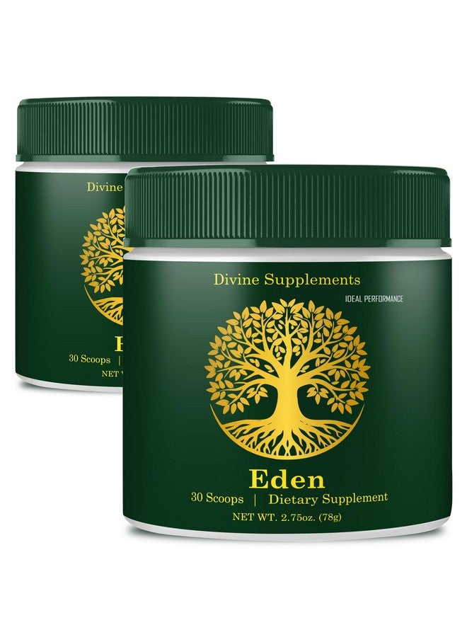 IDEAL PERFORMANCE بودرة إيدن - مسحوق مكمل إيدن للطاقة الرسمي - أقصى قوة، طبيعي بالكامل لدعم الصحة العامة والطاقة والمناعة، مراجعات صيغة إيدن باودر المتقدمة (عبوتين)  - Image 1
