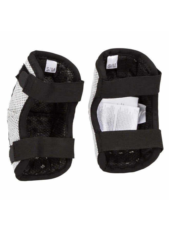 Fox Racing PeeWee Titan Motocross Elbow Guard, Black/Silver, S/M - Image 4