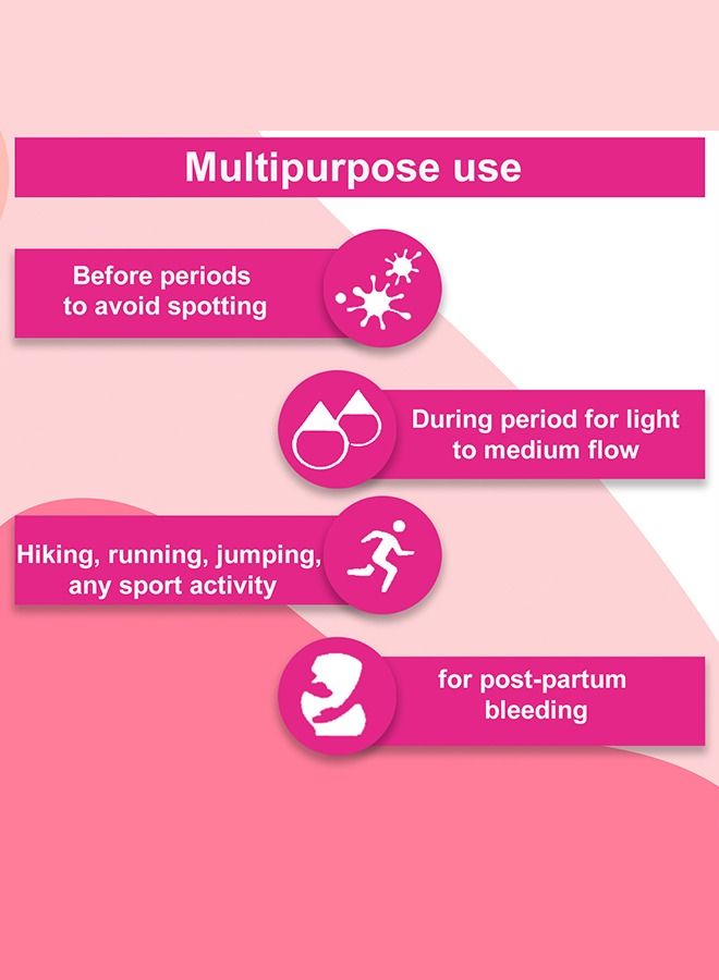 LEMME BE Period Panties for Women | Reusable Period Underwear 120 ML Capacity | Leak Proof Protection for Periods | 100% Breathable TPU Bamboo Fiber Z Drip Max (Black) (M) - Image 4