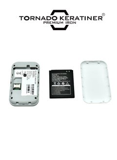 Tornado Keratiner 4G 2100 mah mobile router, Wi-fi 150/300Mbps, LTE 150/300Mbps, battery 2100 mah white/black  - Image 2