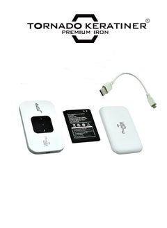 Tornado Keratiner 4G 2100 mah mobile router, Wi-fi 150/300Mbps, LTE 150/300Mbps, battery 2100 mah white/black  - Image 3
