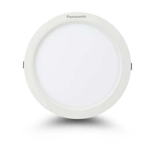 Panasonic 20W LED Panel Light with Integrated Driver, Round False Ceiling for Home, Office, Cutout 195mm, Cool White Downlighter (PPAM22207-2) - Image 2