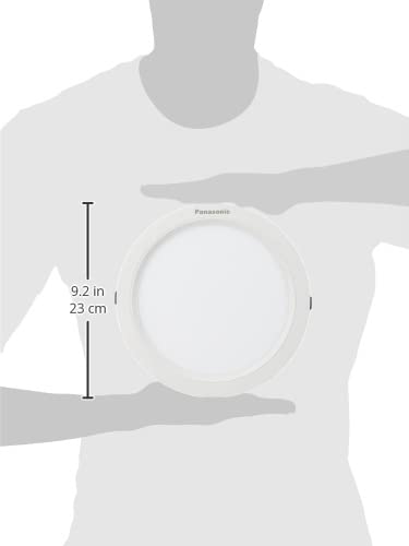 Panasonic 20W LED Panel Light with Integrated Driver, Round False Ceiling for Home, Office, Cutout 195mm, Cool White Downlighter (PPAM22207-2) - Image 3