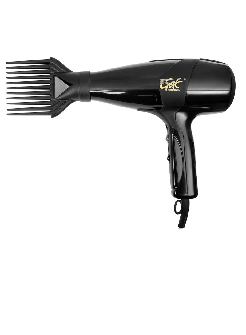 ENZO Professional-grade hair dryer Super Gek 3000 Blow dry with a powerful 1900-watt motor for quick and efficient drying - Image 4