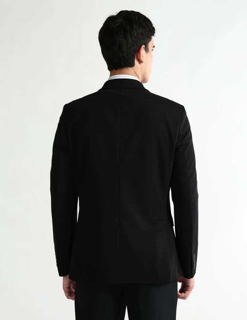 Arrow Black Zero Calorie Slim Fit Knitted Blazer for Men | Best Price UAE