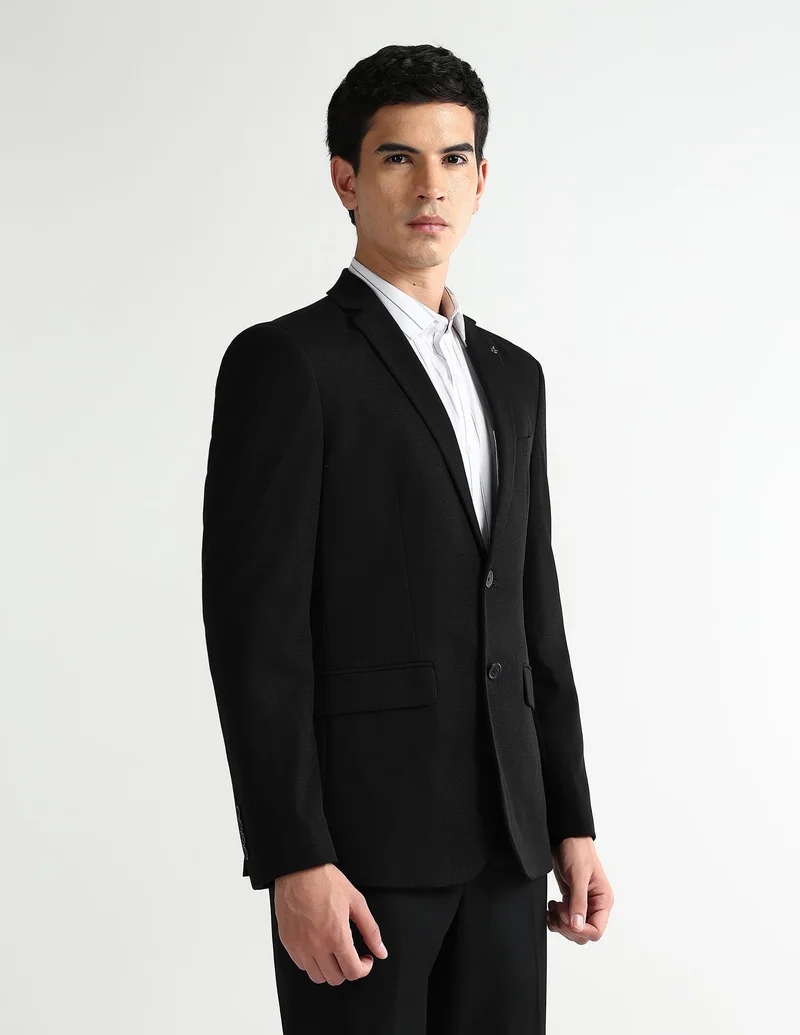 Arrow Black Zero Calorie Slim Fit Knitted Blazer for Men | Best Price UAE
