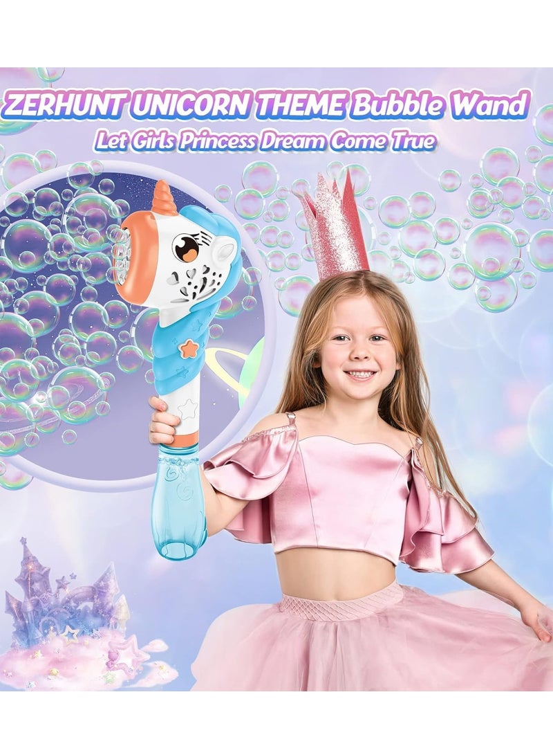 Bukela Bubble Machine for Kids, Unicorn Toys for Girls Ages 3 -8 Year, Outdoor Toys Battery Operated Bubble Wand for Toddlers Age 3-5, Unicorn Gifts for Girls Birthday party favor - Image 5