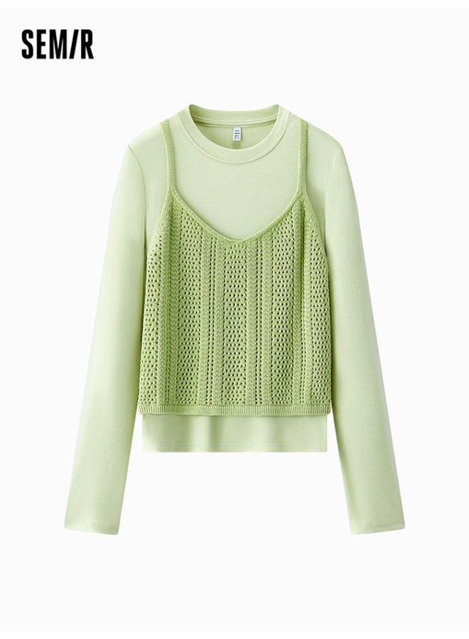 SEMIR Women's 2 Piece T-Shirt Set With Over Vest - Image 1