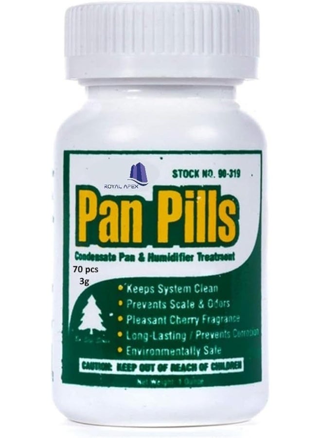 Royal Apex 70Pcs Ac Condensate Drain Pan Pills Prevent Odors Clogs And Overflows - Image 1