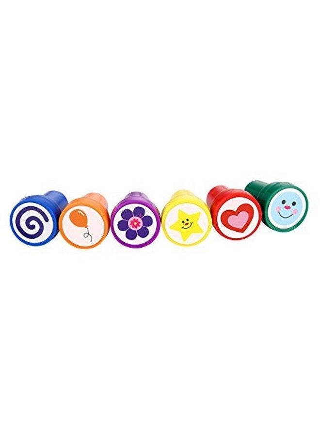 Luckybird Stamps For Kids Luckybird S1118 Best Self Inking Plastic Fun Stamps Set 6 Count  - Image 4