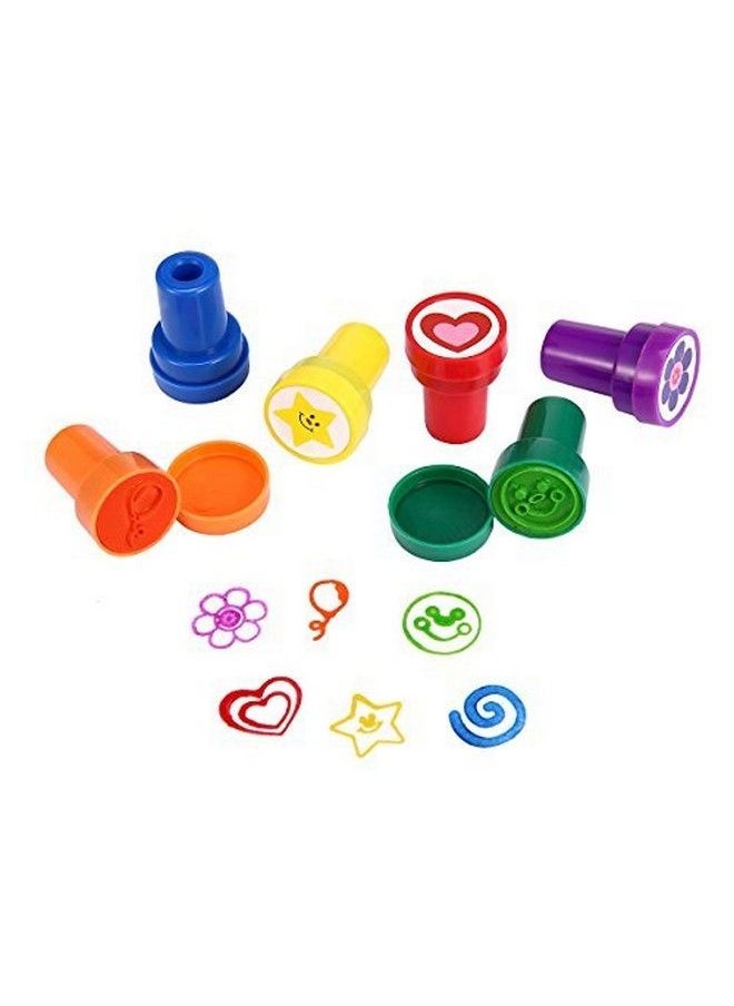 Luckybird Stamps For Kids Luckybird S1118 Best Self Inking Plastic Fun Stamps Set 6 Count  - Image 3
