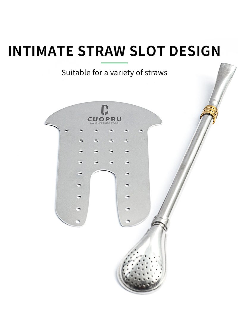 CUOPRU CUOPRU Yerba Mate Cup Set with Bombilla(Straw), Tea Filter  - Image 4