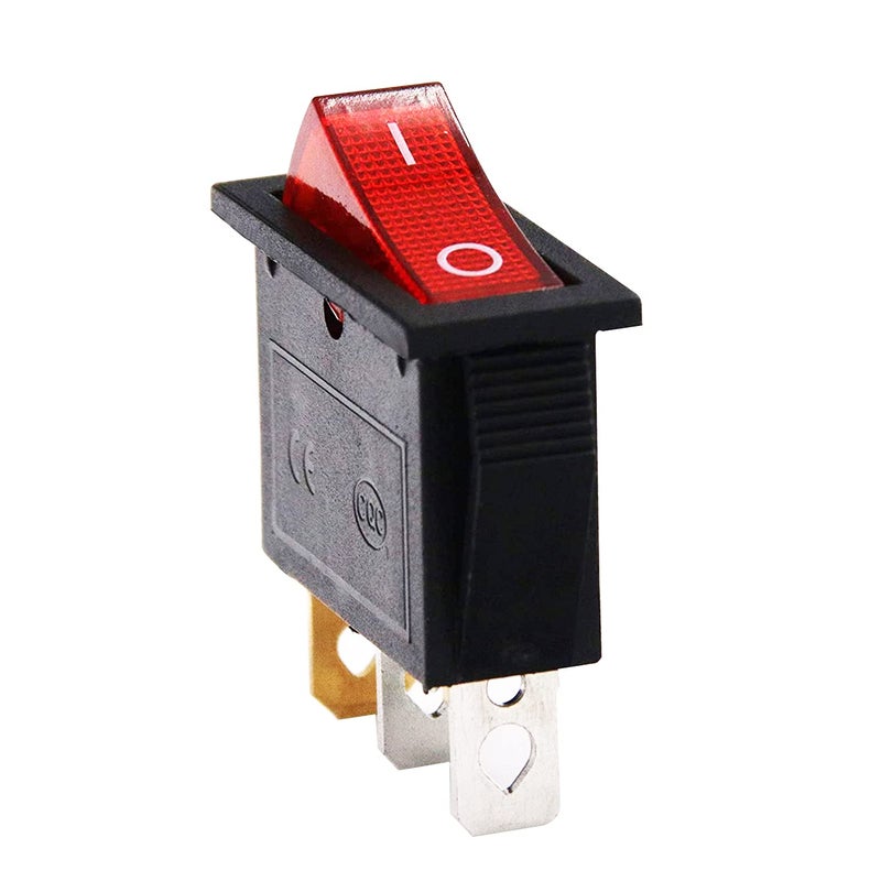 RuoFeng 15A 250V/20A 125V 3 Pin AC Rocker Switch KCD3 Switch 5 Pcs - Image 2