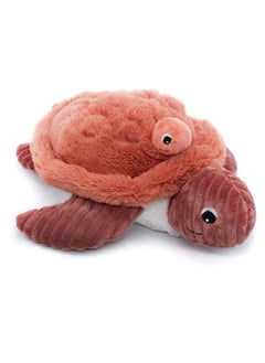 Les Deglingos Sauvenou the Turtle Mom & Baby Plush Set - Terracotta/Rust  - Image 1
