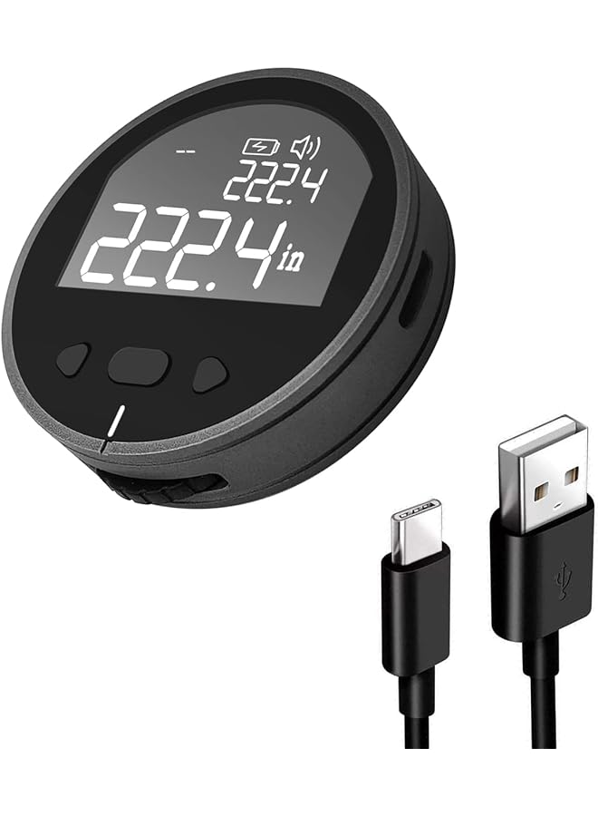 PROMASS Digital Measuring Tape with LED Display, Digital Tape Measure with cm/ft/in, 3 Kinds of Measurement Units, for Body Measuring, Measures Body Part Circumferences and Flat Curved Round Surface Length - Image 1