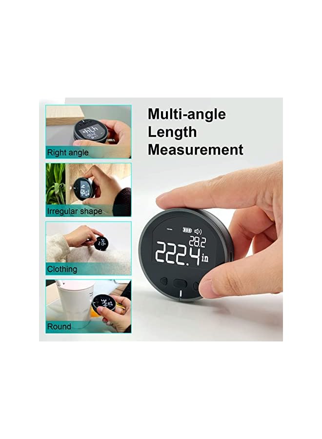 PROMASS Digital Measuring Tape with LED Display, Digital Tape Measure with cm/ft/in, 3 Kinds of Measurement Units, for Body Measuring, Measures Body Part Circumferences and Flat Curved Round Surface Length - Image 2