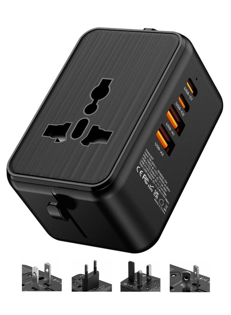 للمستقبل محول السفر العالمي محول التوصيل في جميع أنحاء العالم مع USB-C - Image 1