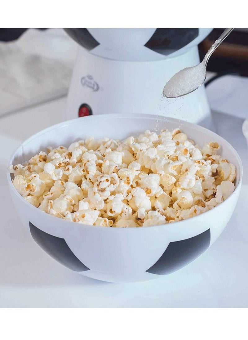 ELTRAZONE Mini Hot Air Popcorn Maker, 1200W – Fun Soccer, Basketball Volleyball Style Popcorn Machine for Healthy, Oil-Free Snacks – Perfect for Family Movie Nights, Parties, Football Games & Events - Image 5