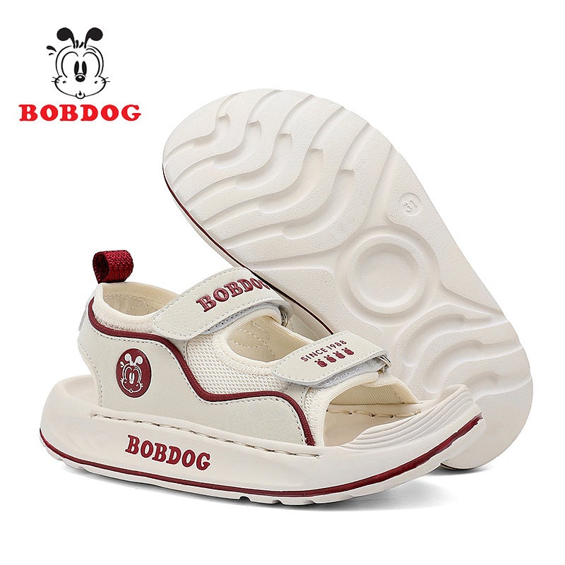 Babu Bean Children'S Sandals 2025 Summer Middle And Large Children'S Breathable Boys Open Toe Beach Sports Girls' Anti-Kick Sandals - Image 5