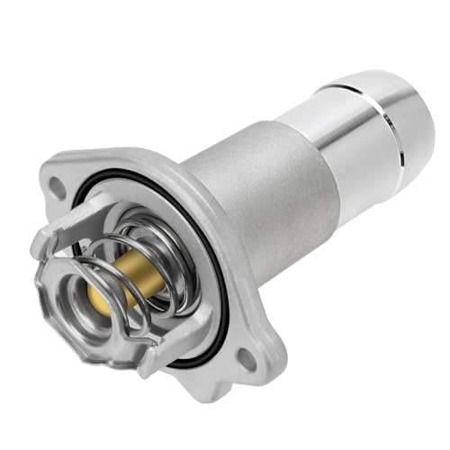 C-Tzu Upgrade Aluminium Thermostat Housing Assembly Compatible With 2004-2012 CHEVROLET COLORADO,2004-2012 GMC CANYON,2006-2010 HUMMER H3 H3T,2006-2008 ISUZU i-280 i-290 i-350 i-370,15-11073 12622316 - Image 1