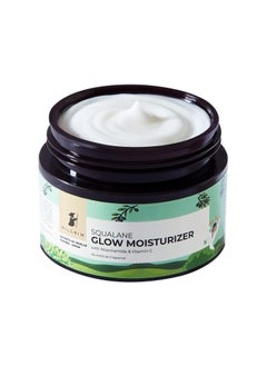 PILGRIM Pilgrim Squalane (Plant) Glow Moisturizer for face with Niacinamide and Vitamin C Moisturizer for dry skin hydration Face moisturizer with vitamin c for glowing skin Non-greasy 50 gm  - Image 1