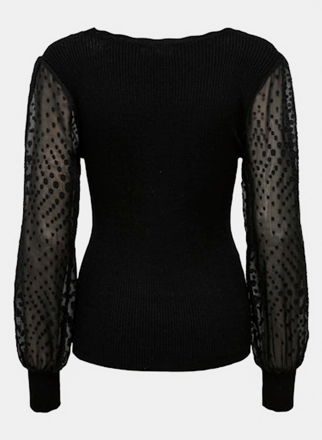 ONLY Womens Julie Life Longsleeve Mix Knitted Pullover