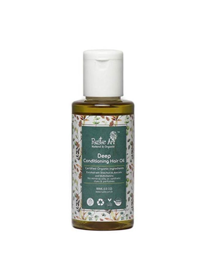 Rustic Art Organic Deep Conditioning Hair Oil, 100 Ml - Image 2