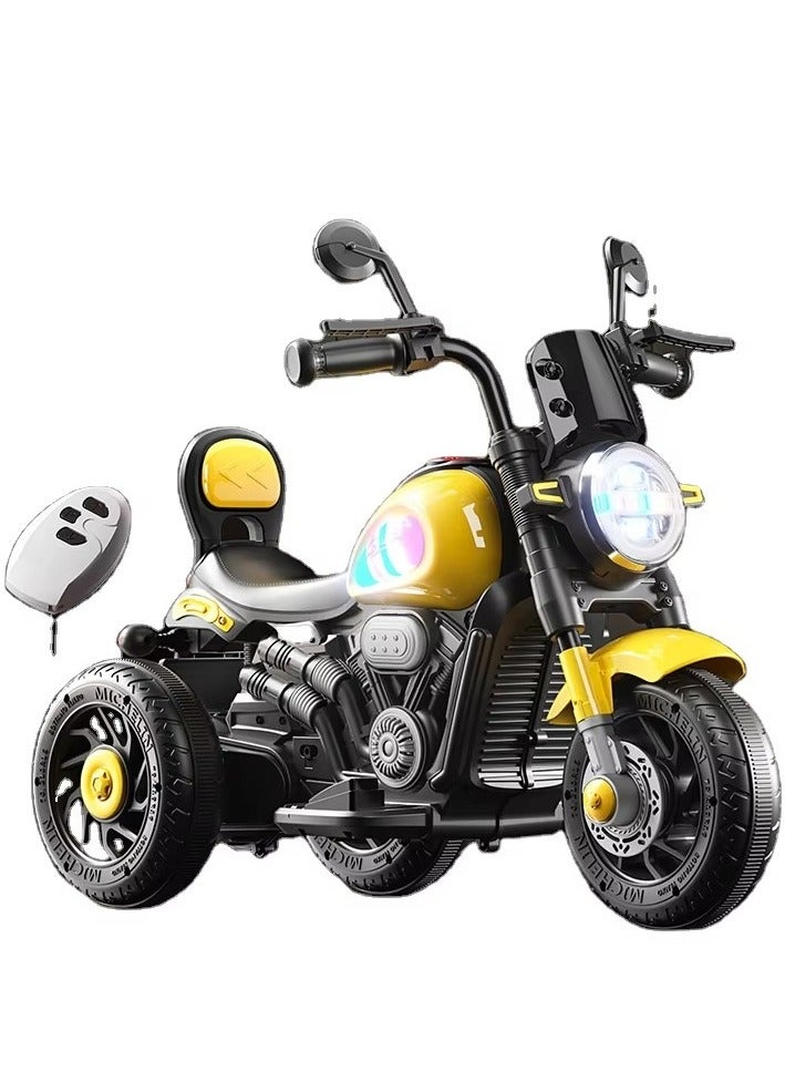 Toy Box 3  Wheels Electric Motorcycles Battery Operated Motorcycle Ride On Toy Bike for Kids Rechargeable Battery Child Bike Motorcycle for Boys and Girls with Light and Sound