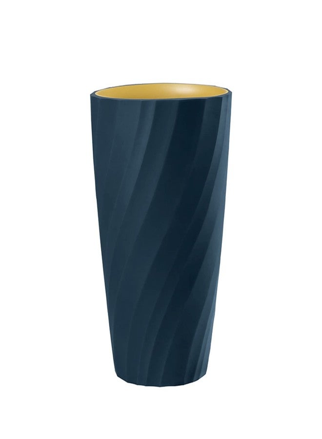 Roucerlin Unbreakable Bathroom Tumbler Cup, Reusable Toothbrush Cup, Toothbrush Holder Organizer, Portable Mouthwash, Dental Rinsing, Multi-Functional Gargling Drinking for Home Travel (Navy Blue) - Image 1