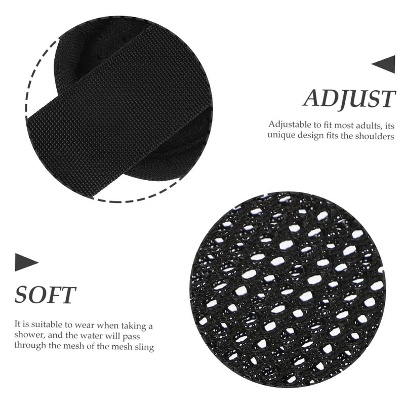 Adjustable Shoulder Immobilizer Breathable Arm Sling for Fractured Elbow Injury Support - Image 4