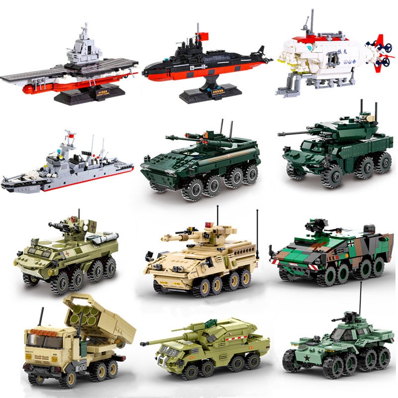 Vanger 3510-3517 Compatible With Lego Military Armored Vehicle Series Model Tank Educational Children Gift Toys - Image 2