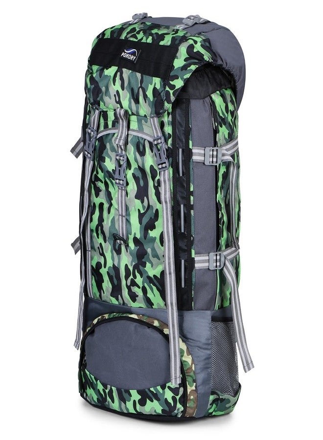 Pokory Hiking Bag Unisex Green Bag Premium Expandable Trekking Hiking Camping Outdoor Camps Luggage Bags Tour Travel Backpack - Image 3