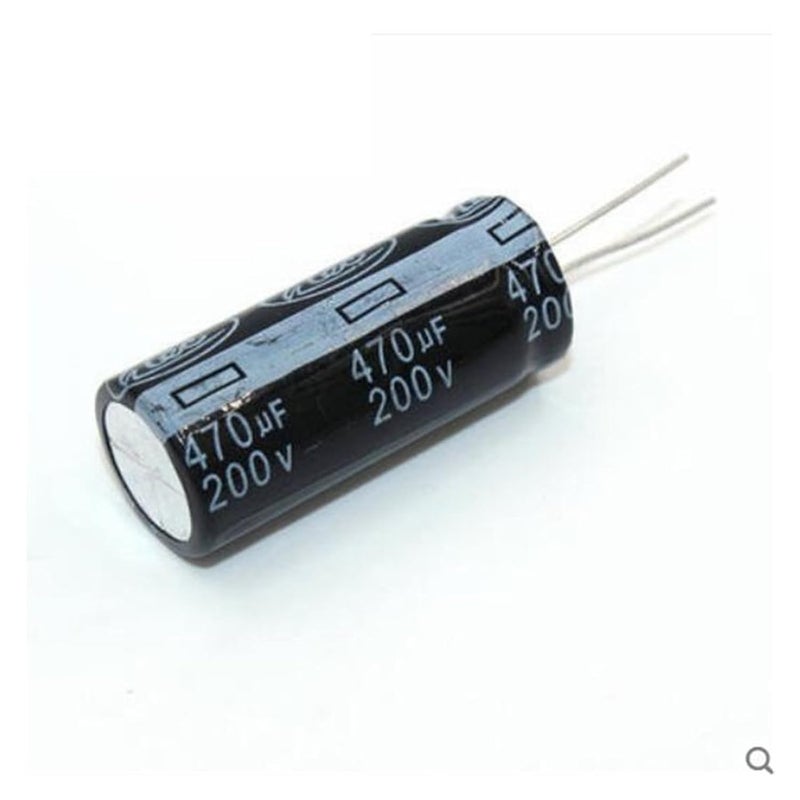2 قطعة 470 ميكروفاراد 200 فولت مكثف إلكتروليتي ألومنيوم 18x40 مم 20 بالمئة FFYTRGQWU - Image 1