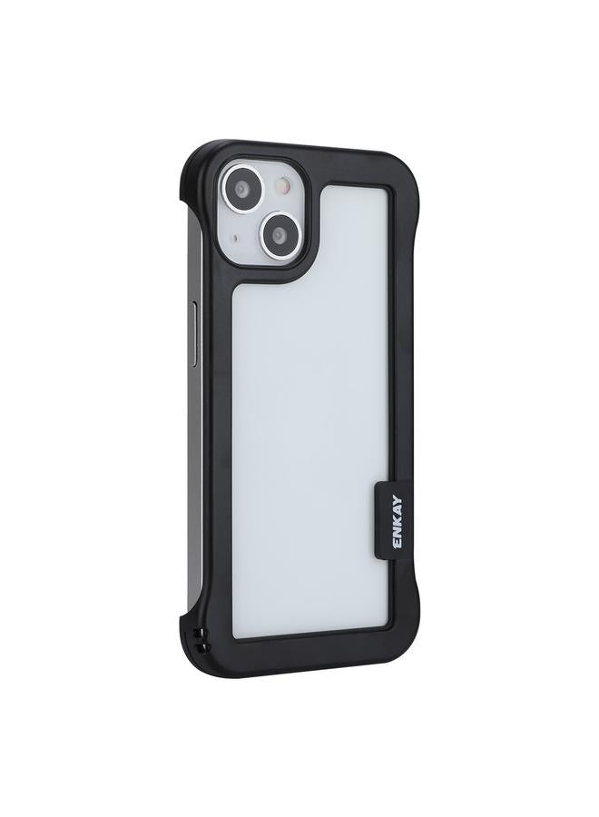 إنكاي جراب لهاتف iPhone 13 جراب مجوف بدون إطار من البولي كربونات + غشاء زجاجي - Image 2