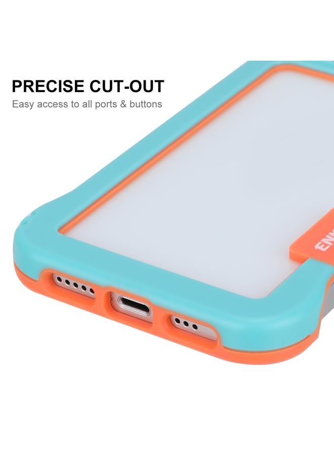 إنكاي جراب لهاتف iPhone 13 جراب مجوف بدون إطار من البولي كربونات + غشاء زجاجي - Image 5