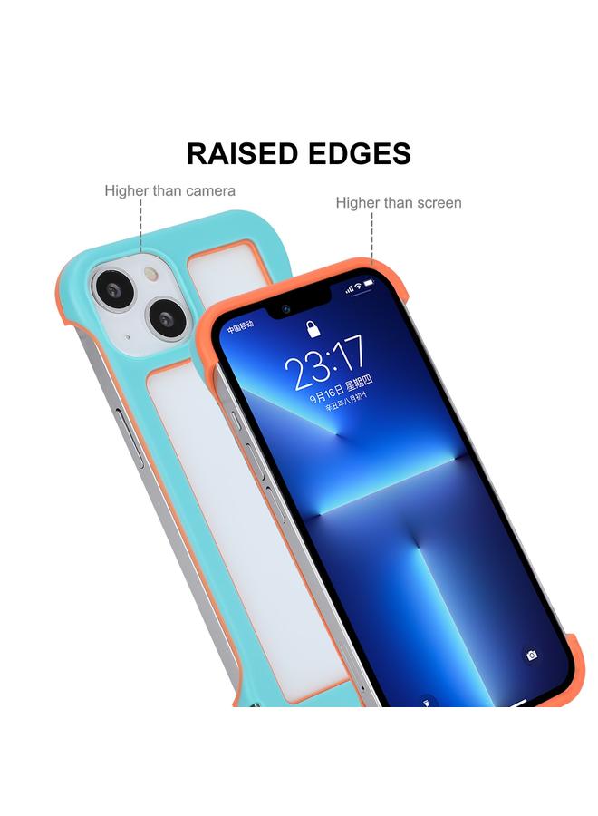 إنكاي جراب لهاتف iPhone 13 جراب مجوف بدون إطار من البولي كربونات + غشاء زجاجي - Image 4