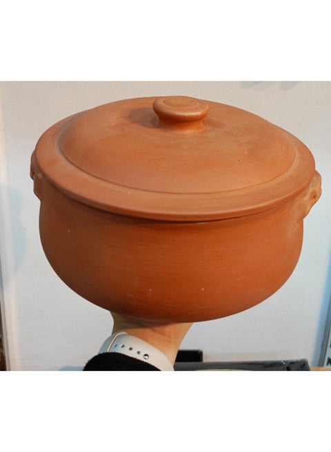 الحلة بالغطاء فخار مصرى خامة عالية وجودة عالية👌👌👌