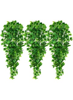Generic Ageomet 3pcs Artificial Hanging Plants, 3.6ft Fake Ivy Vine for Wall House Room Indoor Outdoor Decoration (No Baskets)  - Image 1