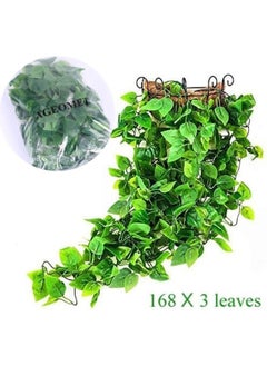Generic Ageomet 3pcs Artificial Hanging Plants, 3.6ft Fake Ivy Vine for Wall House Room Indoor Outdoor Decoration (No Baskets)  - Image 3