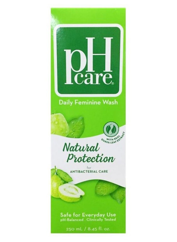 Ph Care Daily Feminine Wash Natural Protection 250ml - Image 2
