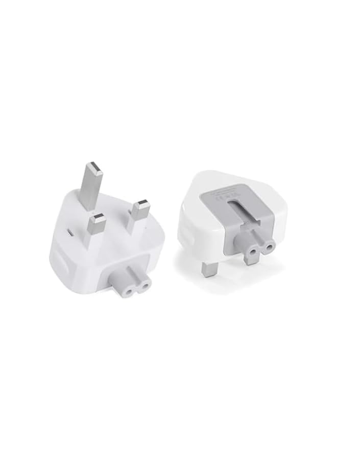 PROMASS promass 2pack 3-Pin UK Plug Duck head Power Adapter with Fuse for MacBook iPhone/iPod Charger Mag-Safe and Mag-Safe 2 AC Power Adapter  - Image 2
