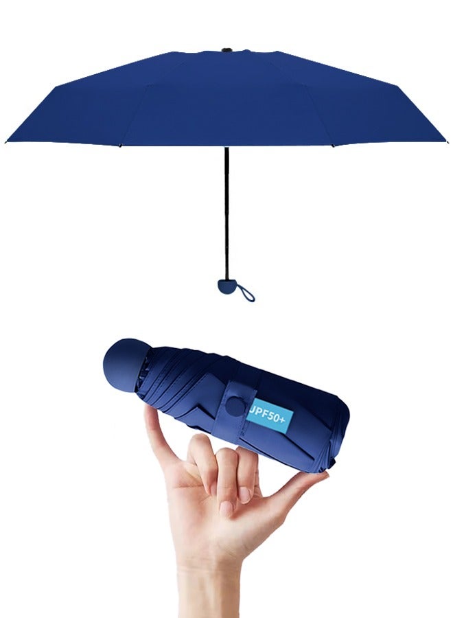 Foldable Pocket Umbrella, Travel Mini Umbrella With Storage Box, Foldable, Thickened Design, Perfect Choice for Shopping  - Image 1