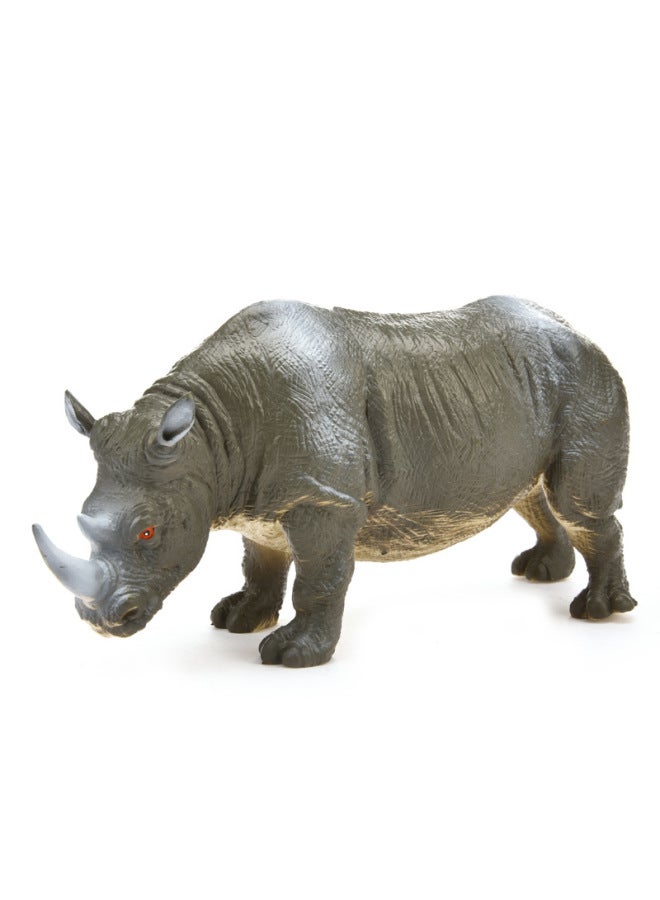 Children's Simulation Animal Model Toy Tiger Lion Elephant Rhino Animal Model Children's Toys Supply-Color:Zebra - Image 4