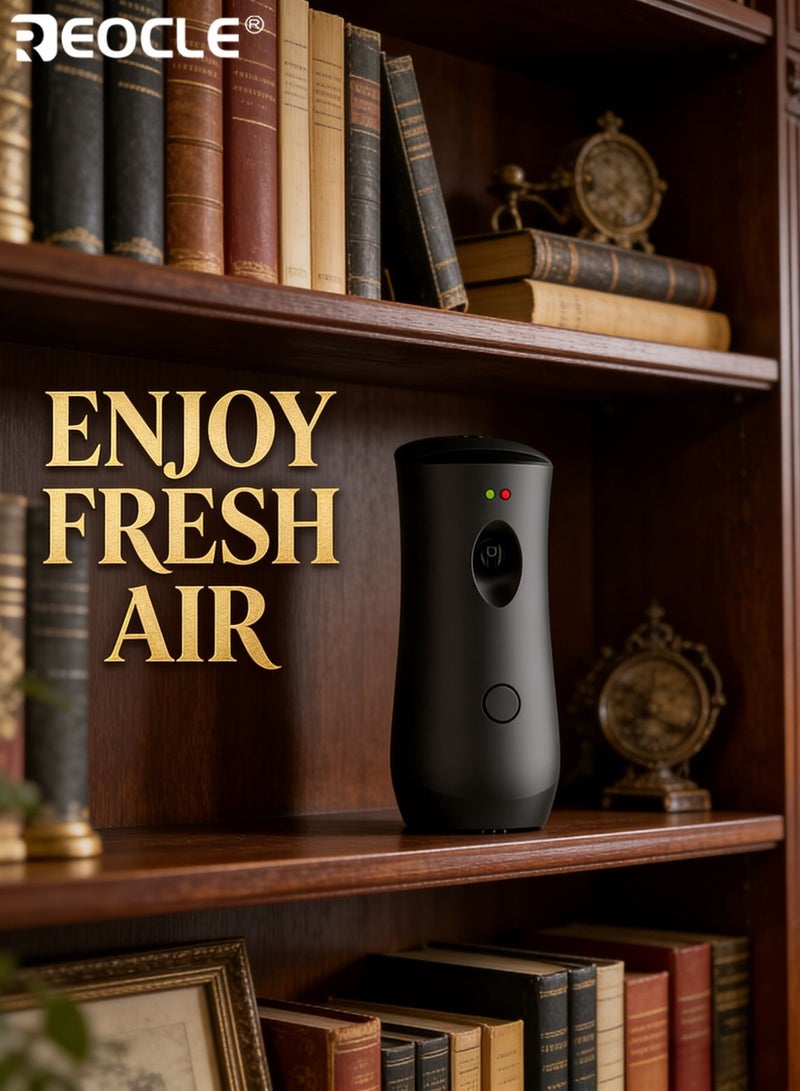 REOCLE Automatic Air Freshener Dispenser Adjustable Aroma Spray Machine Free Stand or Wall Mounted for Bedrooms Bathrooms Offices Airports Hotels Commercial Place Long-Lasting Fragrance Ideal for Men Women（Battery Not Included) - Image 3